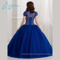 Blue Puffy Ball Gowns Sweetheart Quinceanera Dresses With Jacket